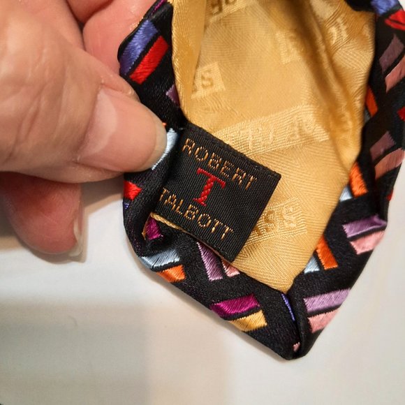 Robert Talbott Best of Class Nordstrom Men's 100% Silk Necktie TIE, 57 X 3.75 - Picture 7 of 9